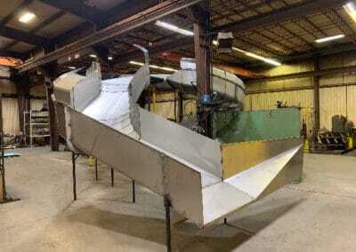 Stainless steel chute